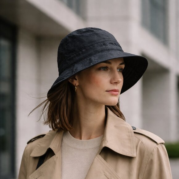 Forester Portland Oregon GORE-TEX® Bucket Hat | Made in USA | Black | Medium main image 6